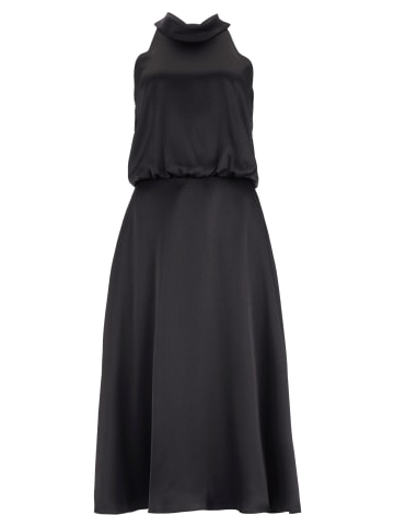 Vera Mont Cocktailkleid mit Stehkragen in Schwarz