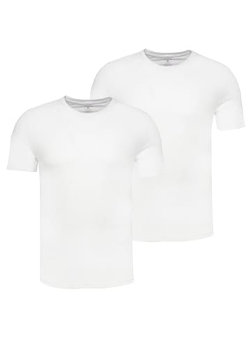 Björn Borg T-Shirt Core Slim 2er Pack in weiss