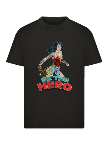 F4NT4STIC T-Shirt Wonder Woman Be The Hero in schwarz