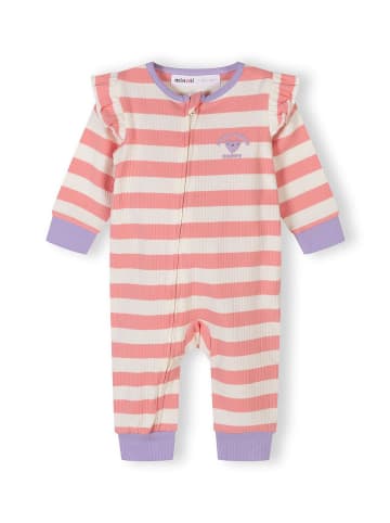 Minoti 3-er Pack Strampler 28BABYRIB1 in flieder