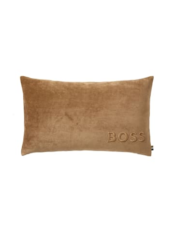 HUGO BOSS home Dekokissen Boldlogo Kissen in CAMEL