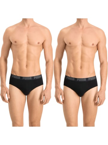 Puma Bodywear Slips 8er Pack in Schwarz