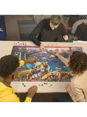 Ravensburger Ravensburger Puzzle 3.000 Teile Tiger in paradiesischer Lagune in bunt