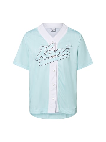 Karl Kani Freizeithemd in mint weiß