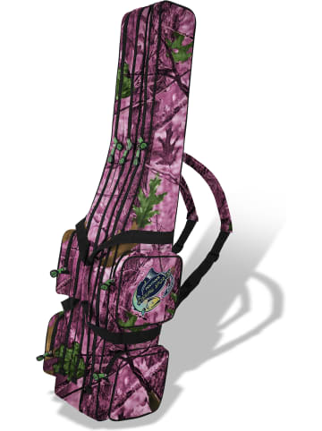 Normani Outdoor Sports Rutentasche 1,25 m bis 2,10 m RodBox Triple in Hunting Camo Pink