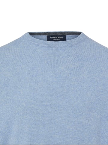 Andrew James Pullover in hellblau - 0008
