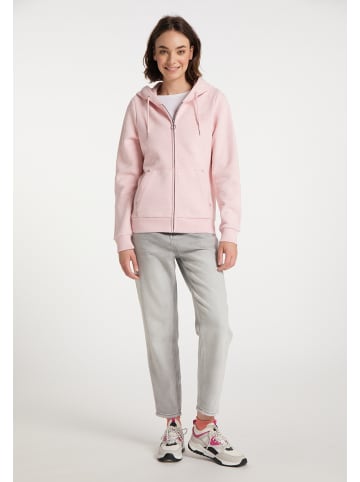 myMo Sweatjacke in Pfirsichpink Melange