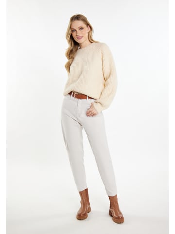 DreiMaster Damen Strickpullover in Creme