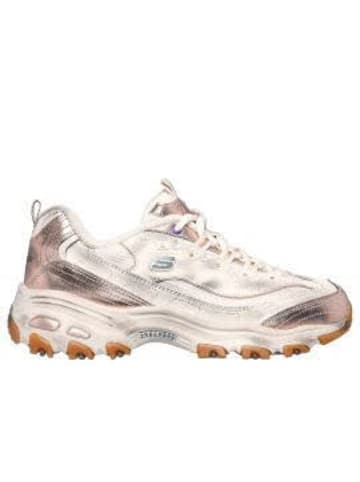 Skechers Damen- Schnürschuhe D"LITES - VINTAGE VISION in Beige