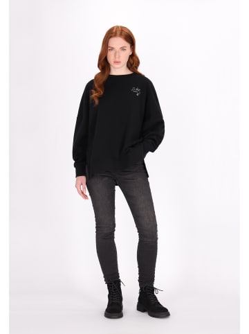DreiMaster Damen Sweatshirt in Schwarz