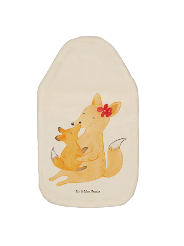 Mr. & Mrs. Panda Wärmflasche Fuchs Mama ohne Spruch in Weiß