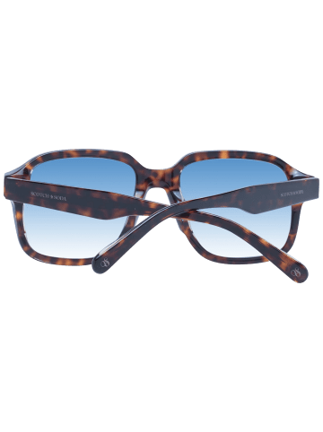 Scotch & Soda Männer Sonnenbrille Quadratisch Braun