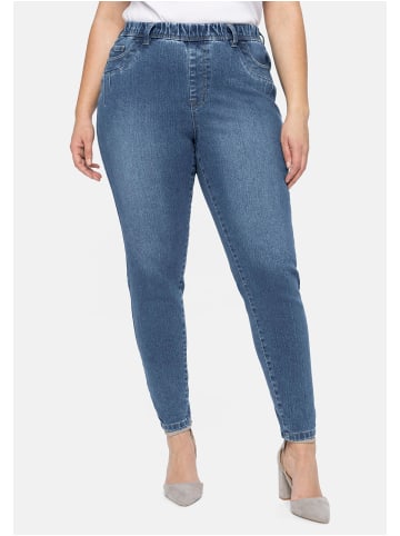 sheego Jeggings in light blue used Denim