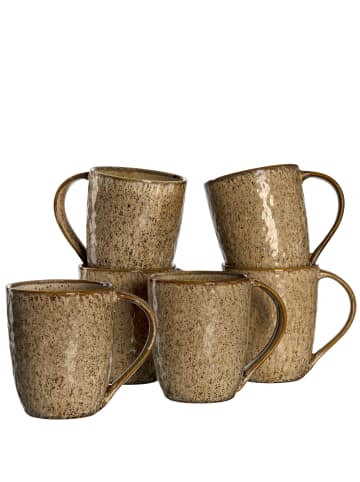 LEONARDO Keramiktasse MATERA 6er-Set 430 ml beige