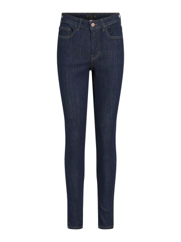 Vila Skinny Fit Jeans in Dark Blue Denim