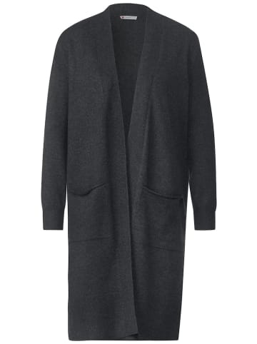 Street One Offener Long Cardigan in Grau