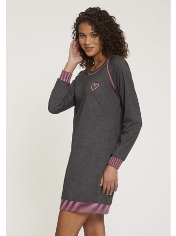 VIVANCE DREAMS Nachthemd in anthrazit-meliert
