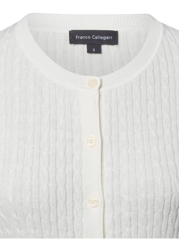 Franco Callegari Strickjacke in ecru - 0002