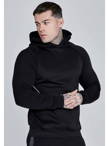 SikSilk Kapuzenpullover Muscle Fit in Black