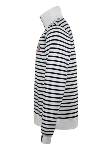SCHIETWETTER Sweater "Schleichmichel Sören" in white-navy