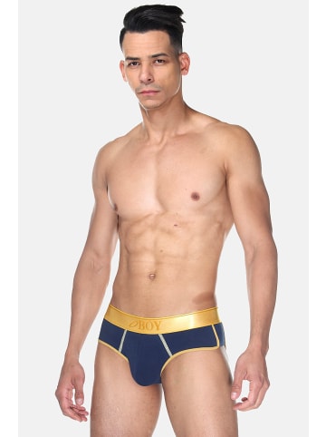 Oboy Sprinterslip GOLD in navy