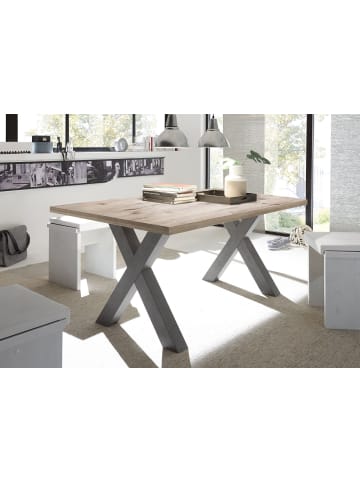 58 aufm Kessel ESSZIMMERTISCH Eike 4 160 x 90 x 75 Esstisch Graphit/Sandeiche