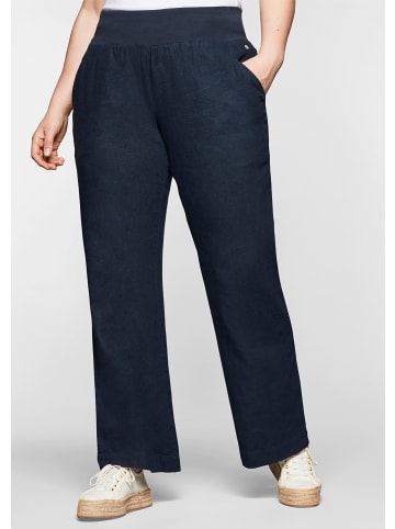 sheego Stoff-Hose in nachtblau