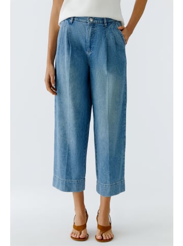 Oui Bundfaltenhose in blue