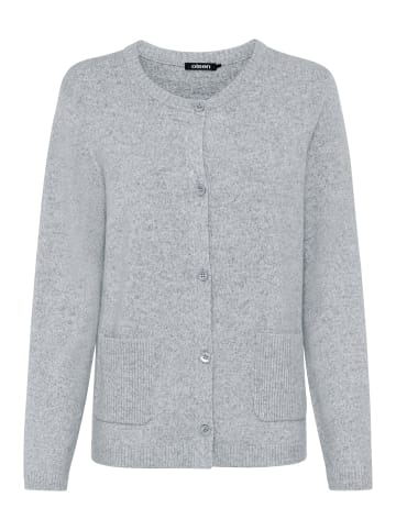 Olsen Strickjacke in hellgrau - 0001