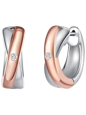 Rafaela Donata Diamant-Creolen Sterling Silber Diamant in silber