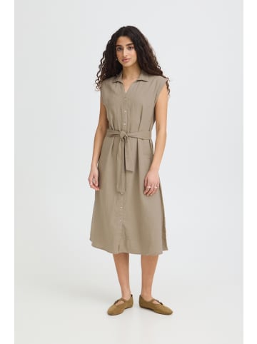 ICHI Freizeitkleid IHLINNO Loose fit in TIMBER WOLF
