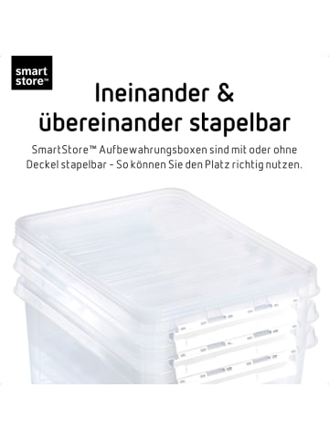 SmartStore 3er-Set Aufbewahrungsbox Classic Transparent 3.6L