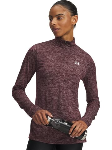 Under Armour Longsleeve "Tech 1/2 Zip-Twist" in Rot