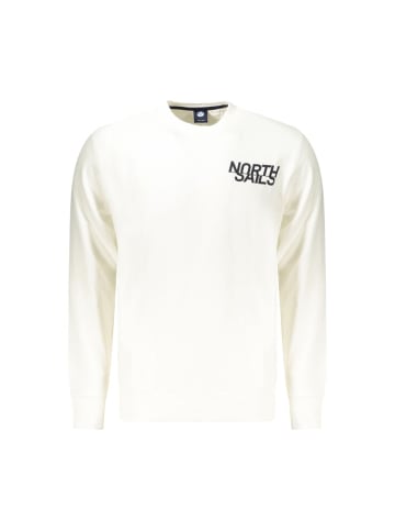 North Sails Weißes Baumwoll-Sweatshirt