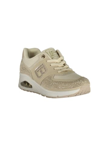 Laura Biagiotti Beige Polyurethan Damen Sneaker