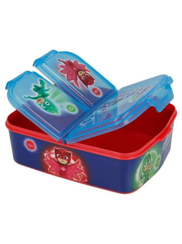 COFI 1453 PJ Masks Kinder Brotdose – Lunchbox mit 3 Fächern & tollem Design in Blau