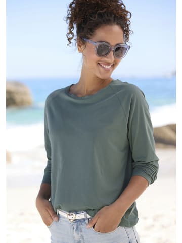 ELBSAND Longsleeve in petrol