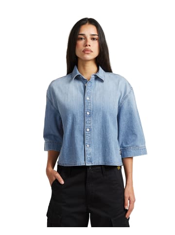 G-Star Raw Boxy Blouse faded mirage blue