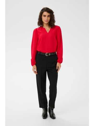 Kaffe Langarm-Bluse KApaulina Regular fit in Fiery Red CC.