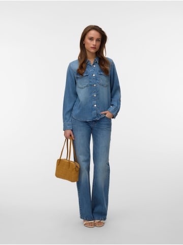 Vero Moda Jeanshemd in Medium Blue Denim