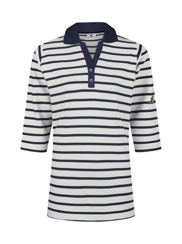 Wind Sportswear 3/4 T- Shirt in white-navy