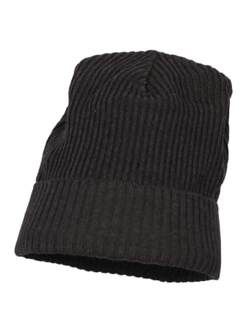 CASAMODA Schal und Mütze in Dunkelgrau