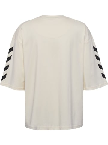 Hummel T-Shirt "Hmloversized Willy T-Shirt SW" in Beige