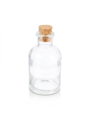 relaxdays 25 x Dekogläser in Transparent/ Natur - 60 ml