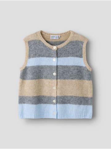 name it Strickweste in Subdued Blue