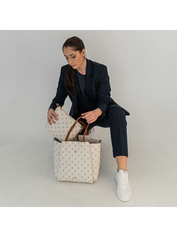 Lazarotti Palermo Handtasche 34 cm in ecru