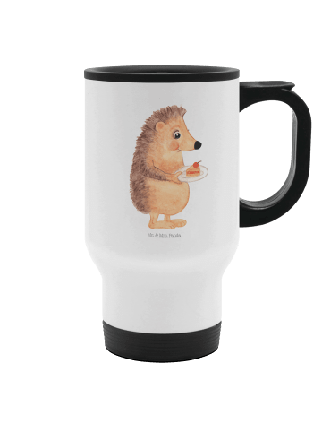 Mr. & Mrs. Panda Thermobecher To Go Igel Kuchenstück ohne Spruch in Weiß