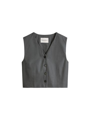 Marc O'Polo Anzugweste cropped in Oxide Grey
