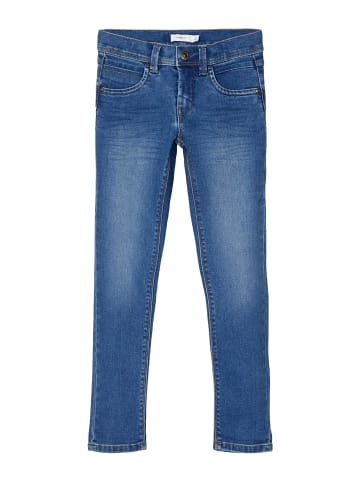 name it Jeans slim fit in medium blue denim