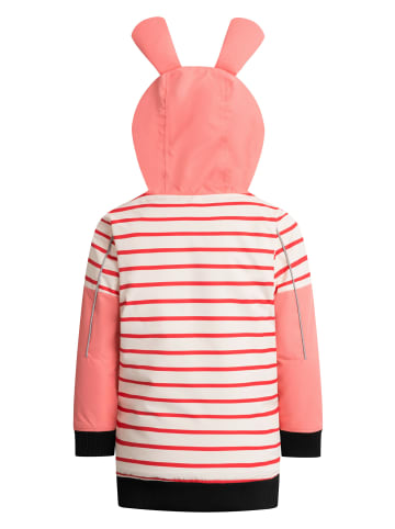 WeeDo Winterjacke BUNNYDO Hase in pink_rote_streifen